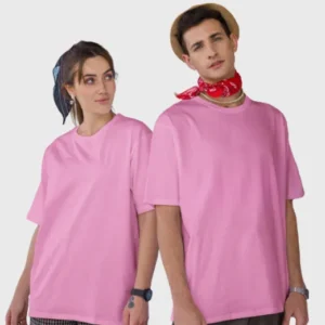 The Glitzo Oversized Tee – Baby Pink