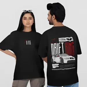 Glitzo Drift King Oversized Graphic tee