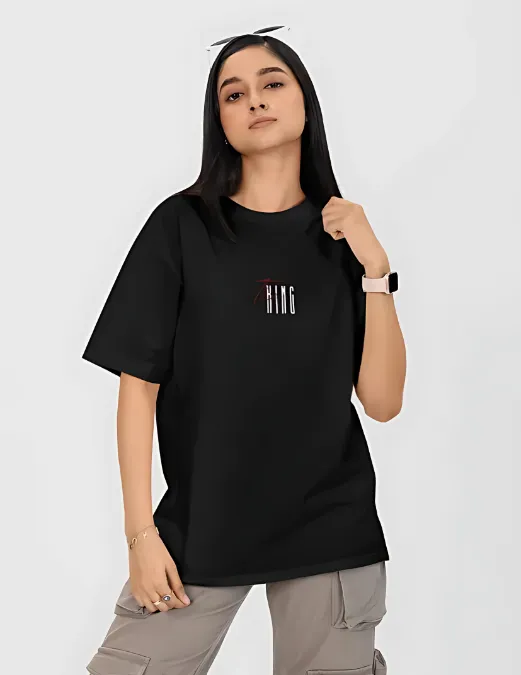 Glitzo Drift King Oversized Graphic tee - Image 4
