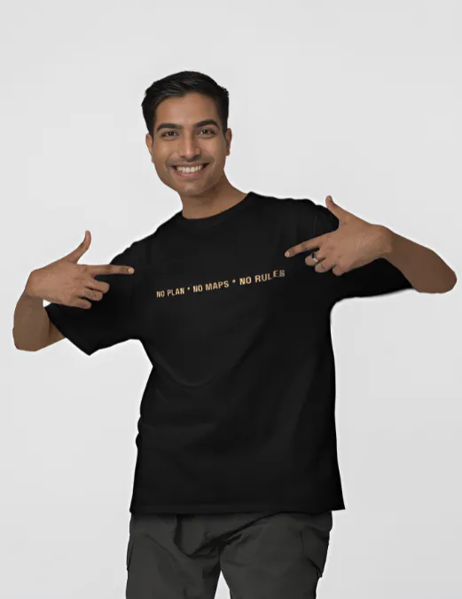 Glitzo Just Ride Oversized Graphic tee - Image 6