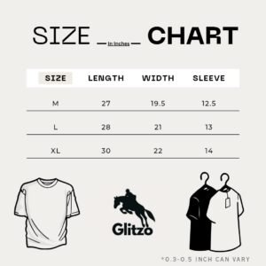 glitzo size chart
