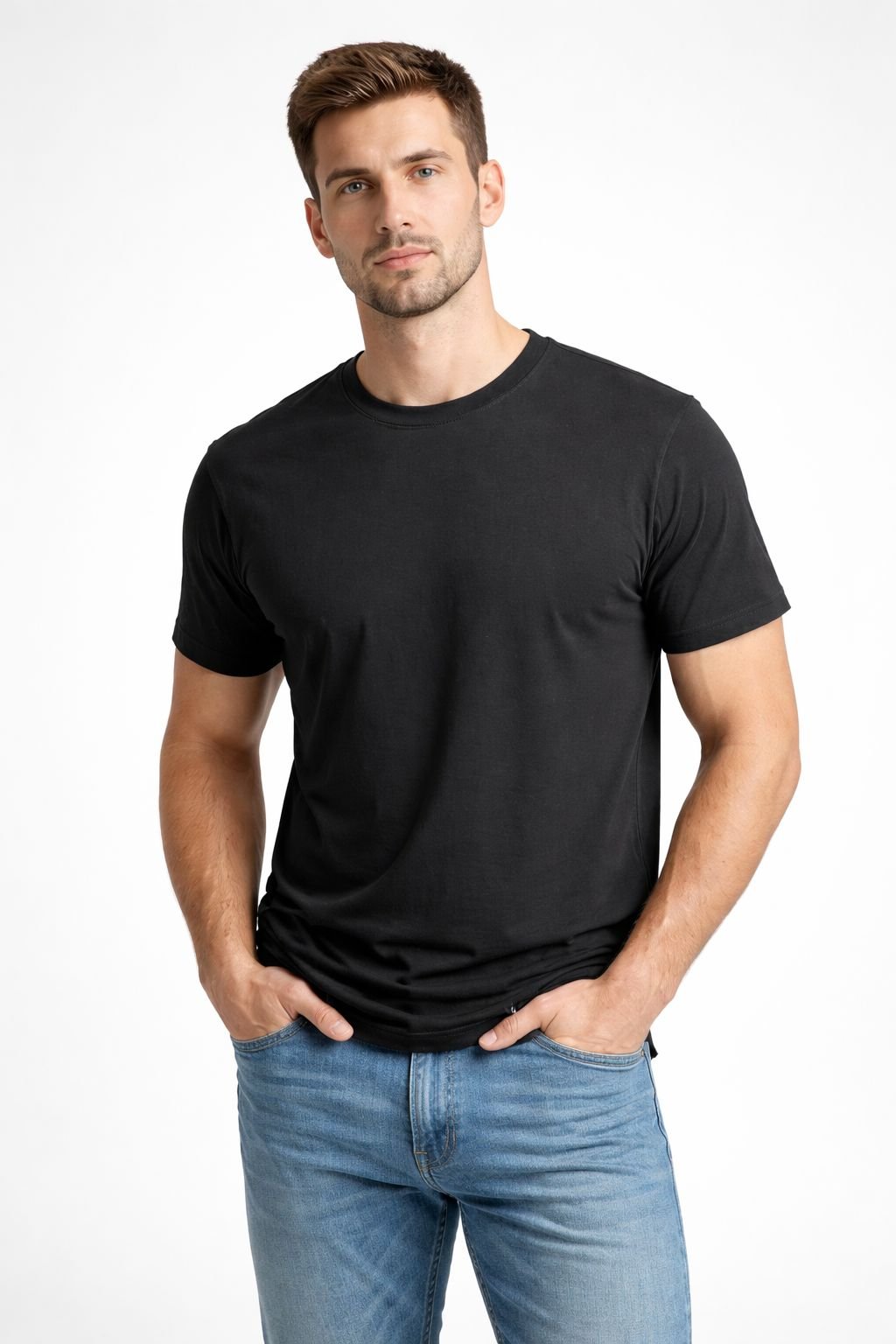 The Glitzo Basic Tee – Black Street wear - Image 2