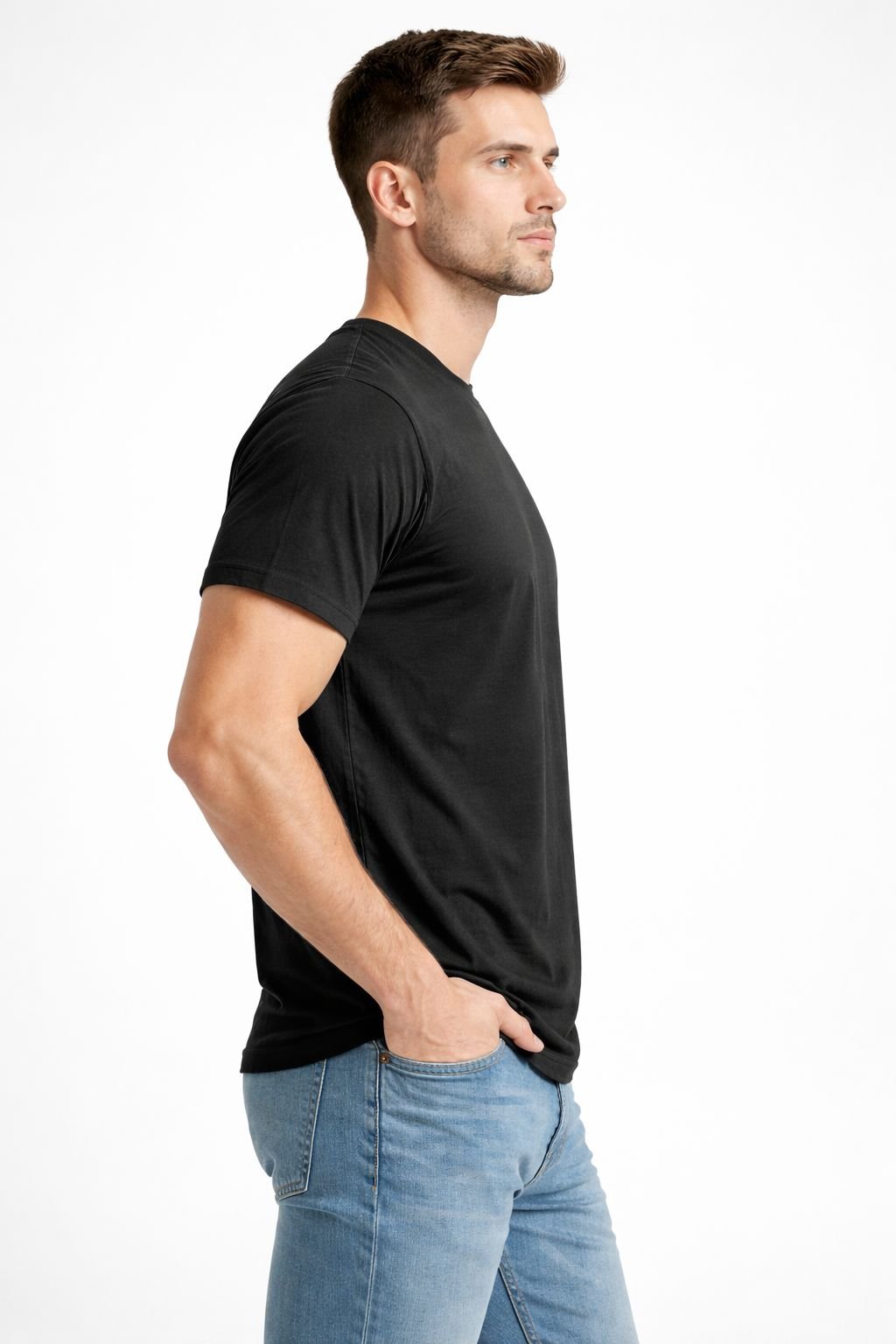 The Glitzo Basic Tee – Black Street wear - Image 5