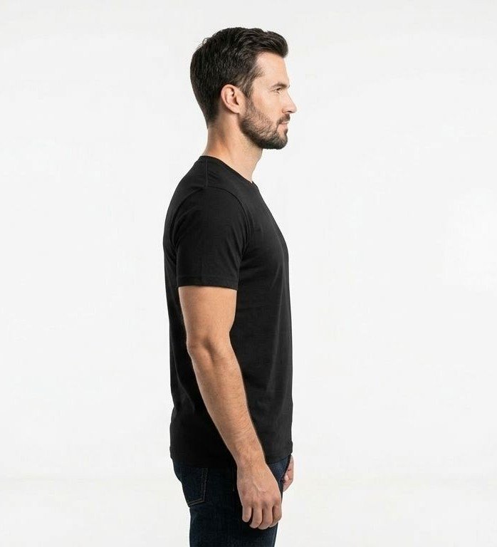 The Glitzo Basic Tee – Black Street wear - Image 3