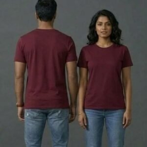 The Glitzo Basic Tee – Maroon streetwear