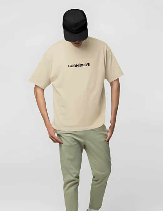 Glitzo Born to Drive Oversized Graphic tee - Image 4