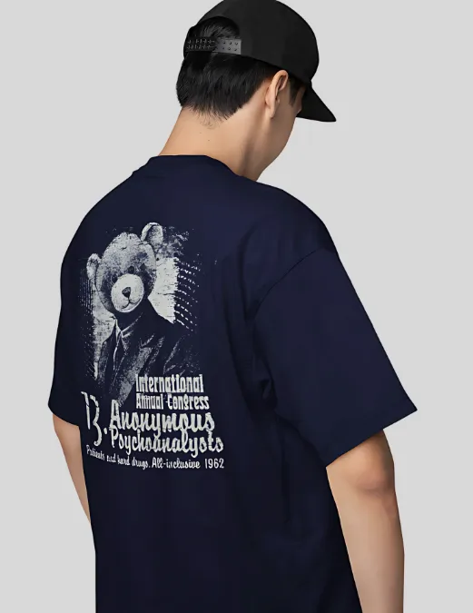 Glitzo Anonymous Oversized Graphic tee - Image 7