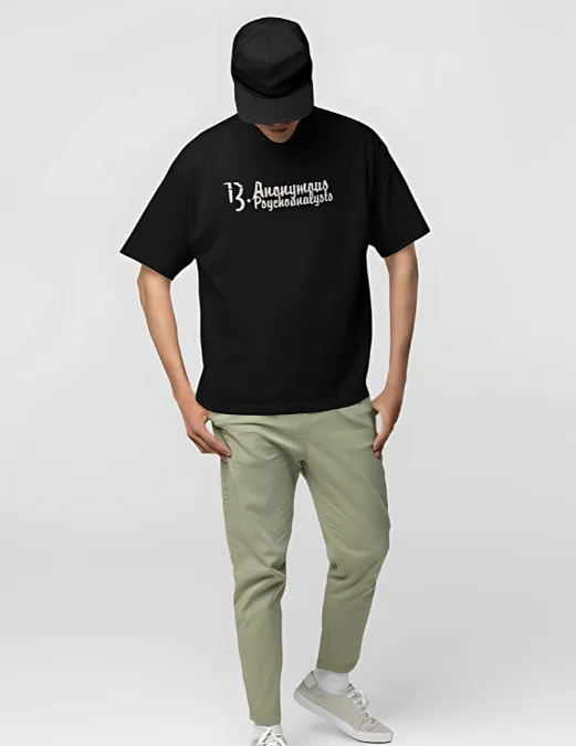 Glitzo Anonymous Oversized Graphic tee - Image 4