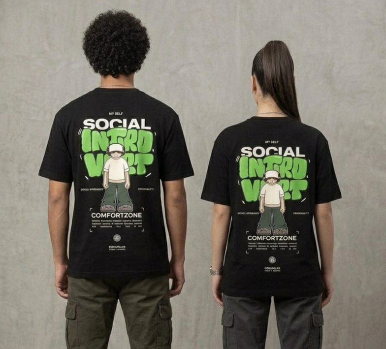 social introvert tshirt