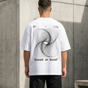 echo of sound printed tshirt