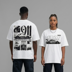porsche printed tshirt